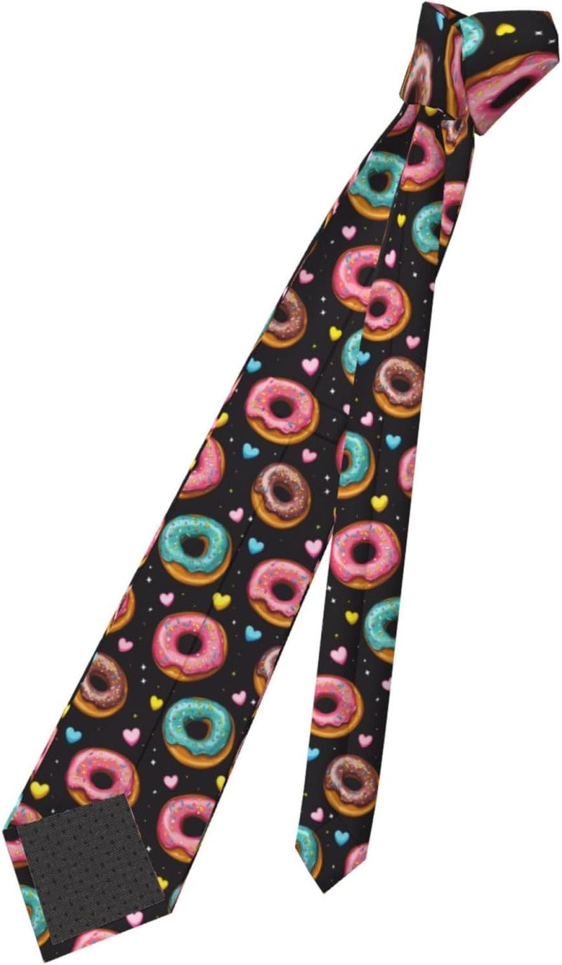 Yilad Tie for Men and Boy Novelty Fun Full Print Men's Necktie Skinny Fashion Narrow Wide - Image 4